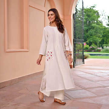 Embroidered Kurta Set