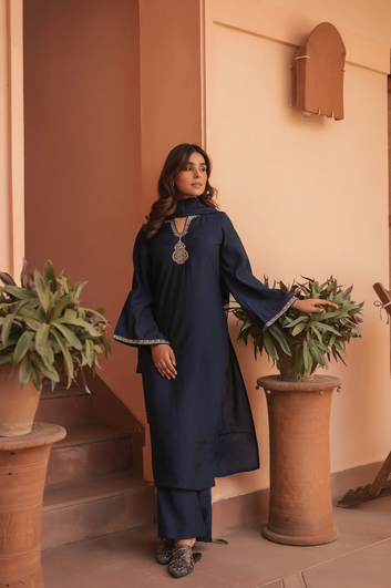 Silk Kurta Set With Dupatta